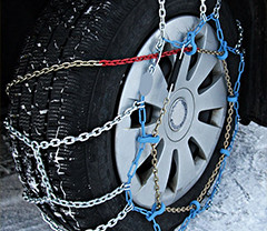 2 chaînes neige Fast Grip Michelin n°100 - Feu Vert