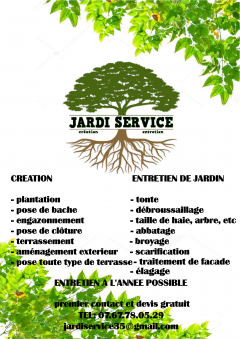 Service entretien jardin entre particuliers