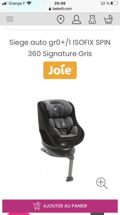 Louer le siège auto