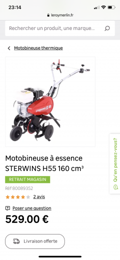 Location motobineuse entre particuliers