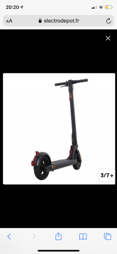Louer la trottinette