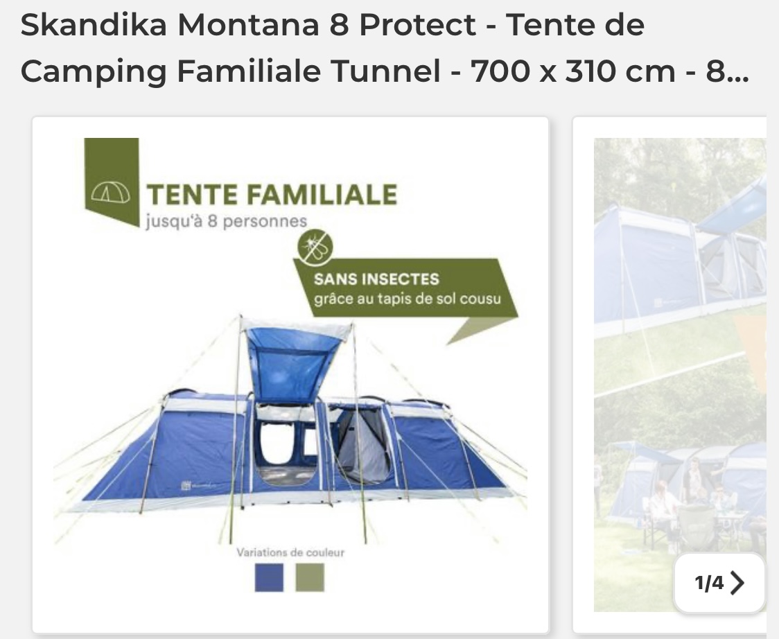 Location tente 55 entre particuliers