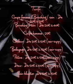 Service : coiffure Service : coiffure