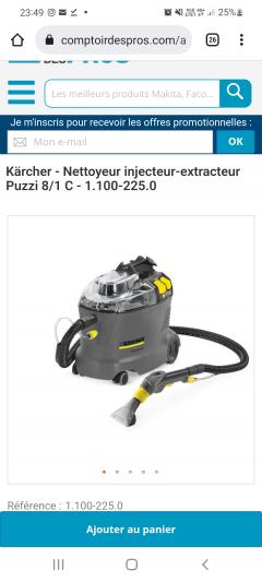 Louer l'injecteur