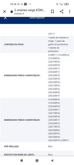 Location : chaine a neige Location : chaine a neige