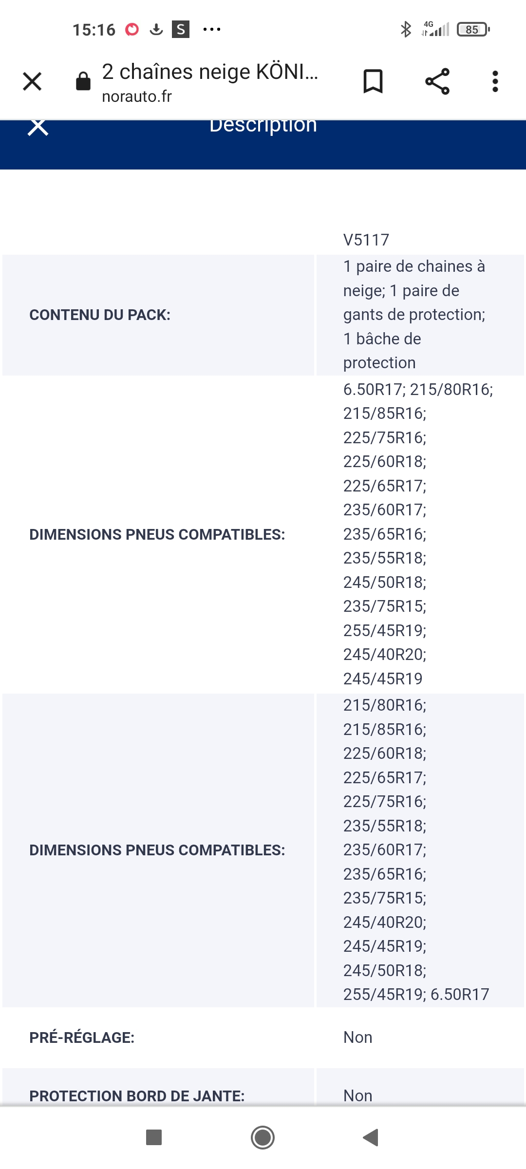 Location chaine a neige 27 entre particuliers