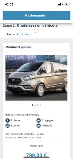 Louer mon minibus