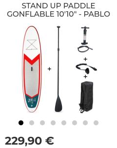 Louer le paddle