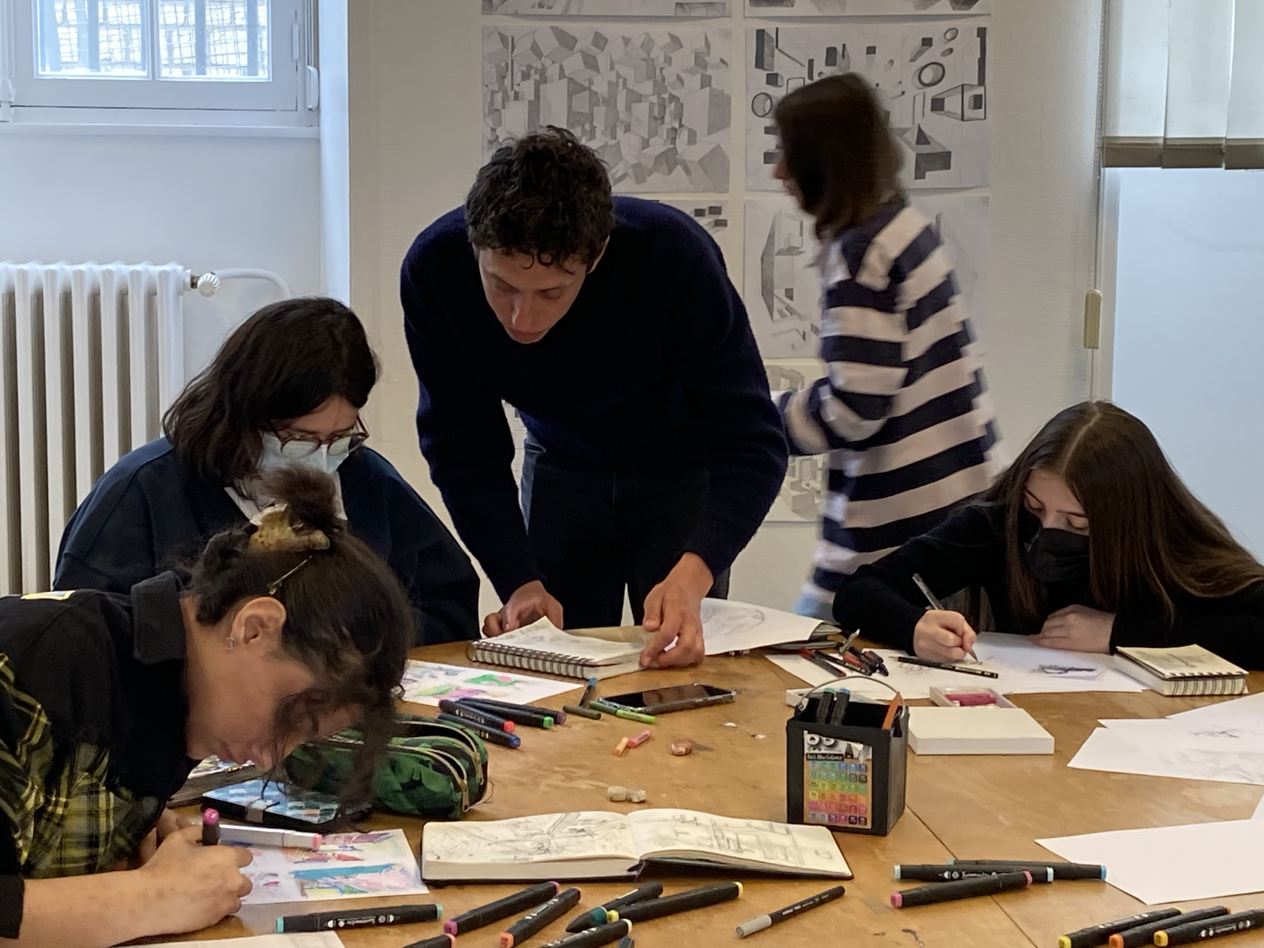 Service cours dessin peinture 75 entre particuliers