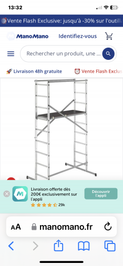 Louer l'échafaudage