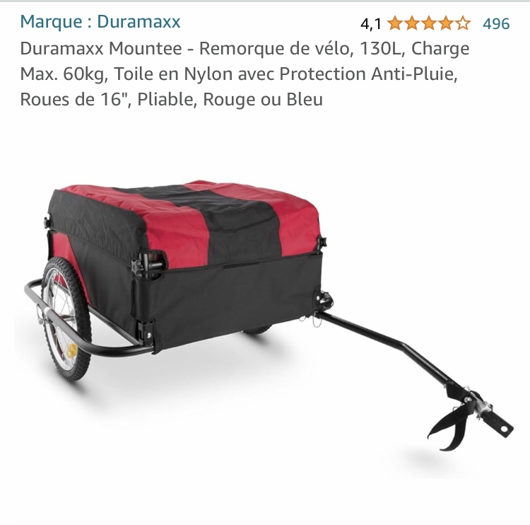 Location remorque velo 77 entre particuliers