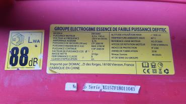 Louer le groupe élec.