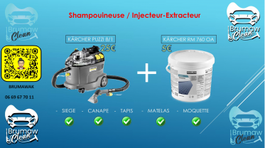 Louer la shampouineuse