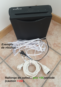 Location : broyeur papier Location : broyeur papier