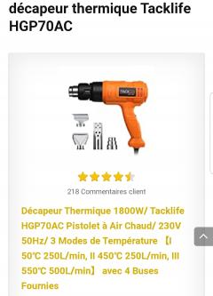 Location decapeur thermique entre particuliers