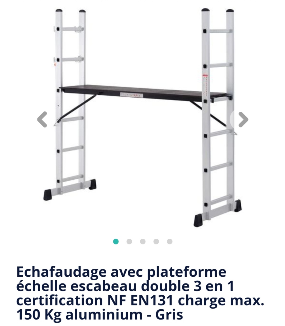Location echafaudage 62 entre particuliers