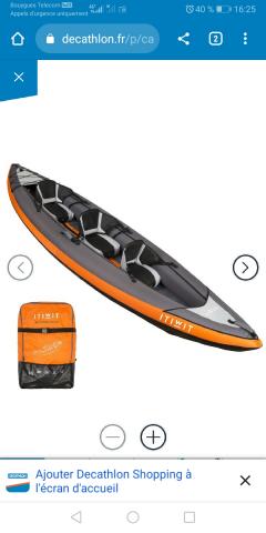 Louer le kayak