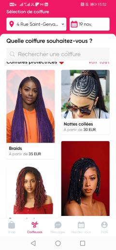 Service : coiffure Service : coiffure