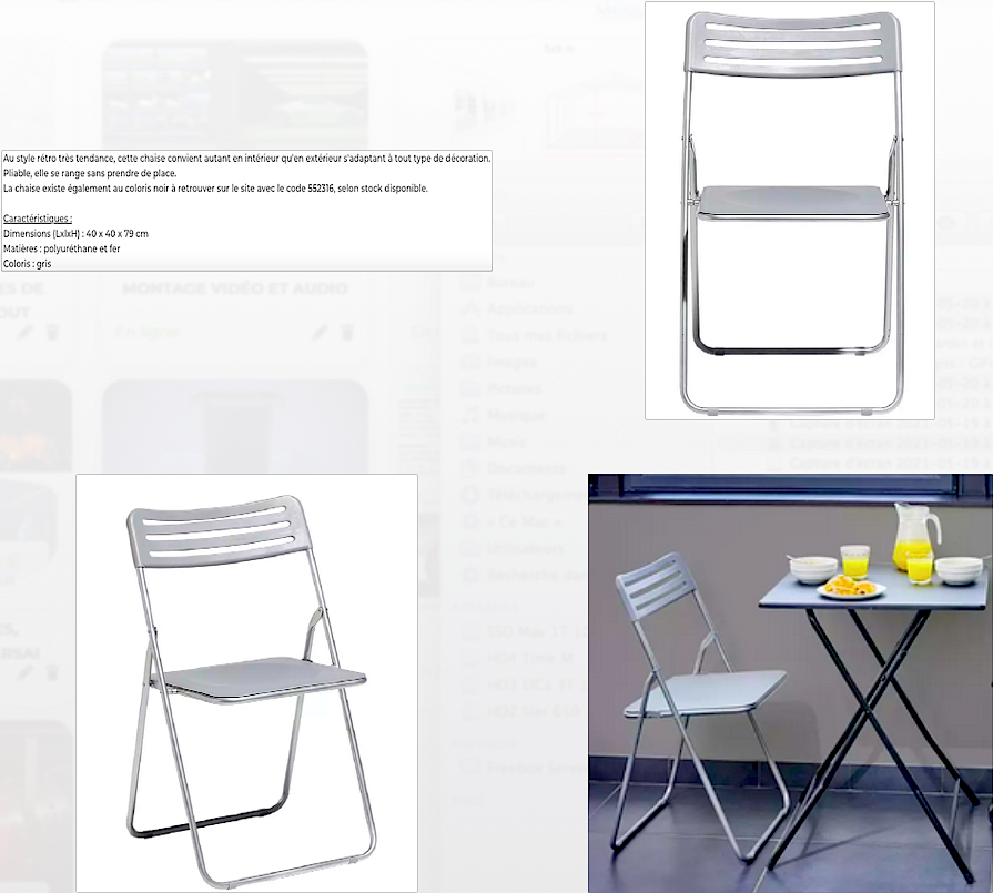 Location chaise 31 entre particuliers