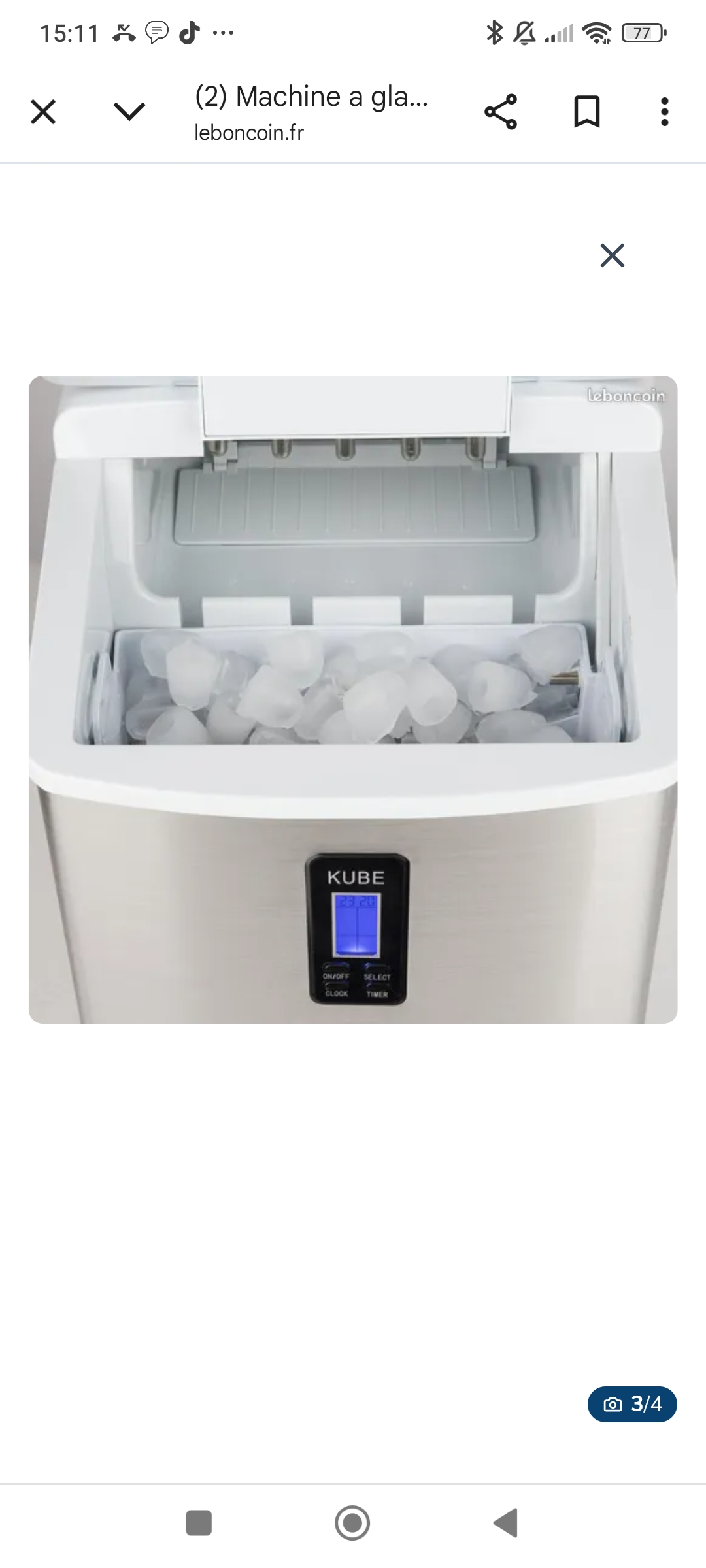 Location machine a glacons 77 entre particuliers