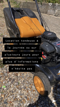 Location : tondeuse Location : tondeuse