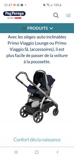 Louer la poussette