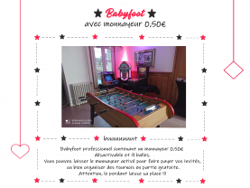 Location babyfoot entre particuliers