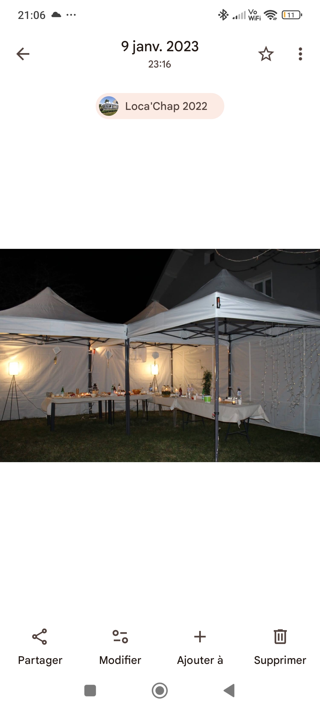 Location tente reception 42 entre particuliers