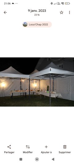 Location : tente reception Location : tente reception