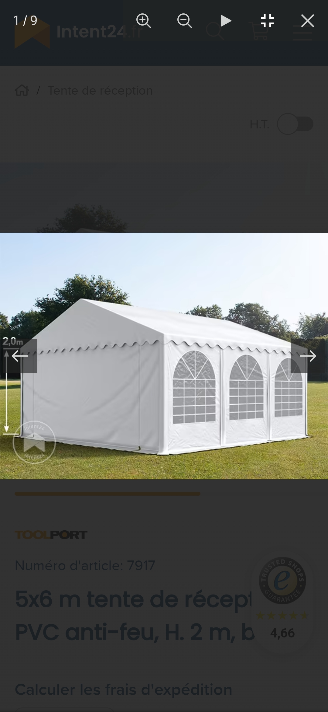 Location tente reception 78 entre particuliers