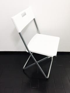 GUNDE Chaise pliante, noir - IKEA