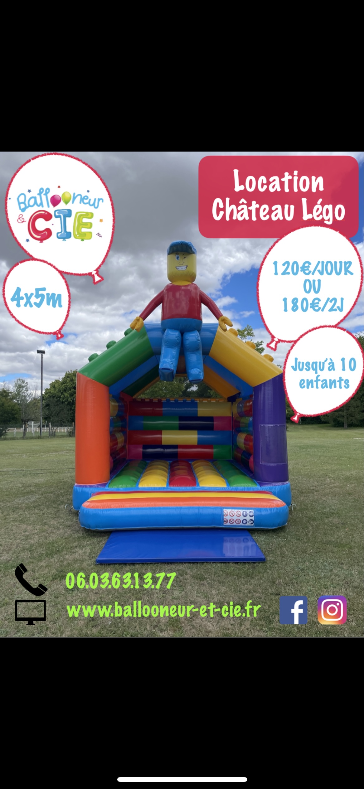 Location chateau gonflable 44 entre particuliers