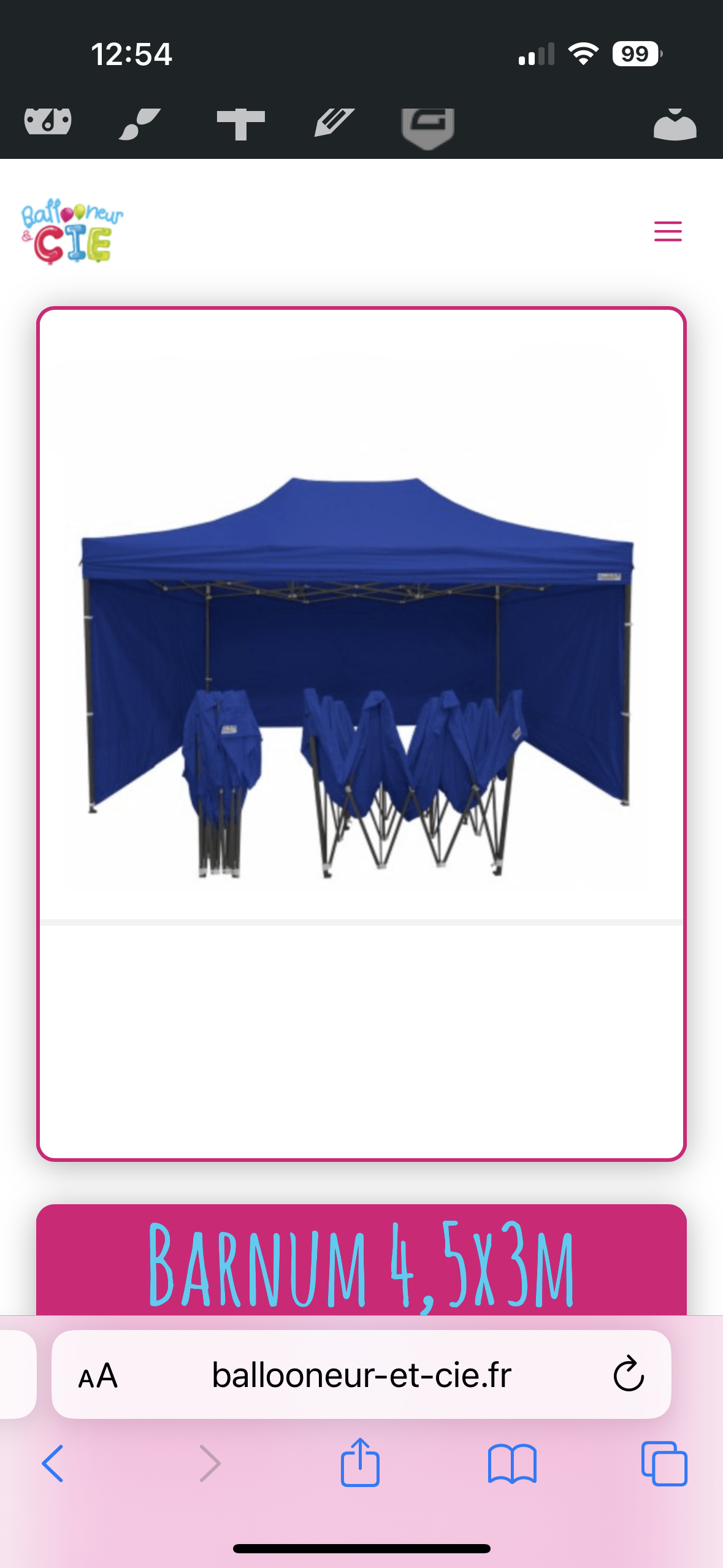 Location tente reception 44 entre particuliers