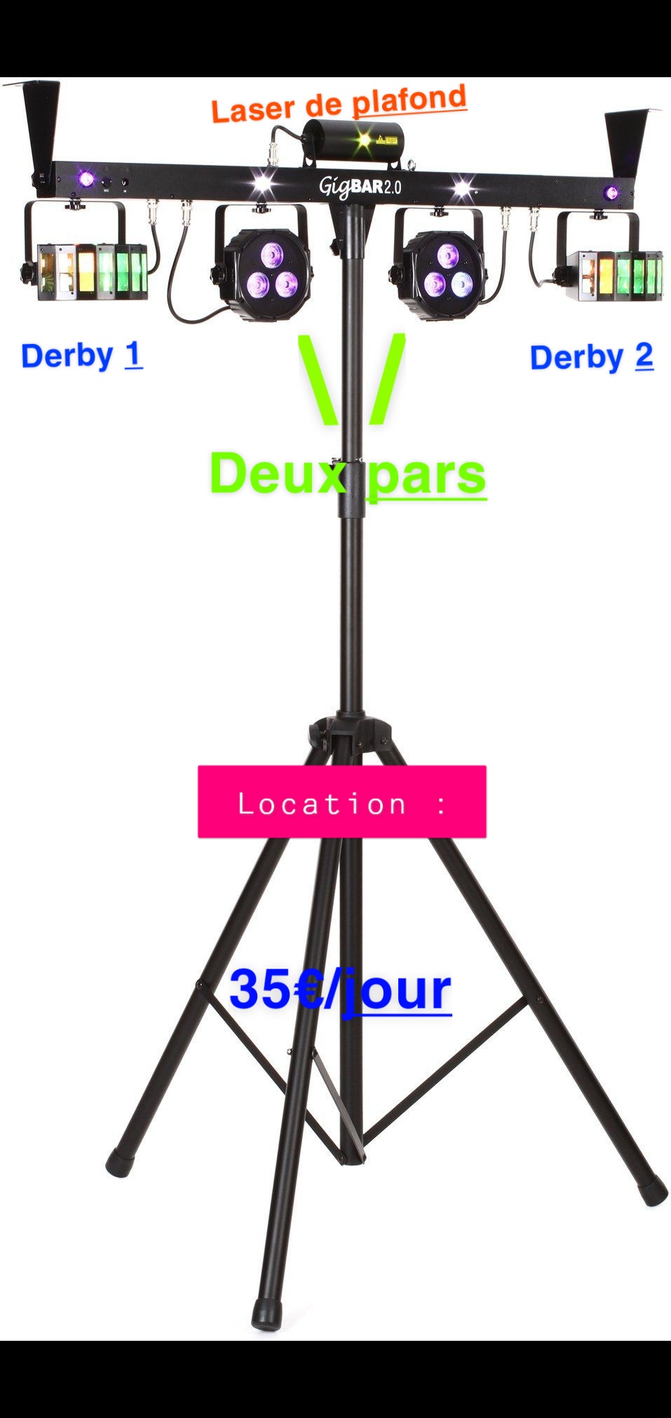 Location jeux de lumieres 94 entre particuliers