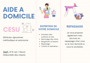 Service aide menagere entre particuliers