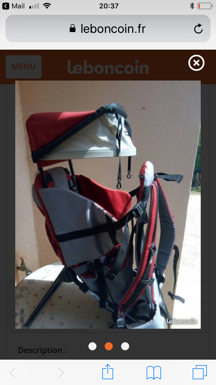 Location sac a dos 20 entre particuliers