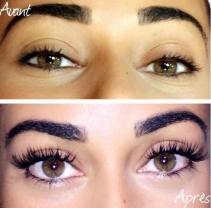 Service : extension de cils Service : extension de cils