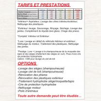 Service : lavage automobile Service : lavage automobile