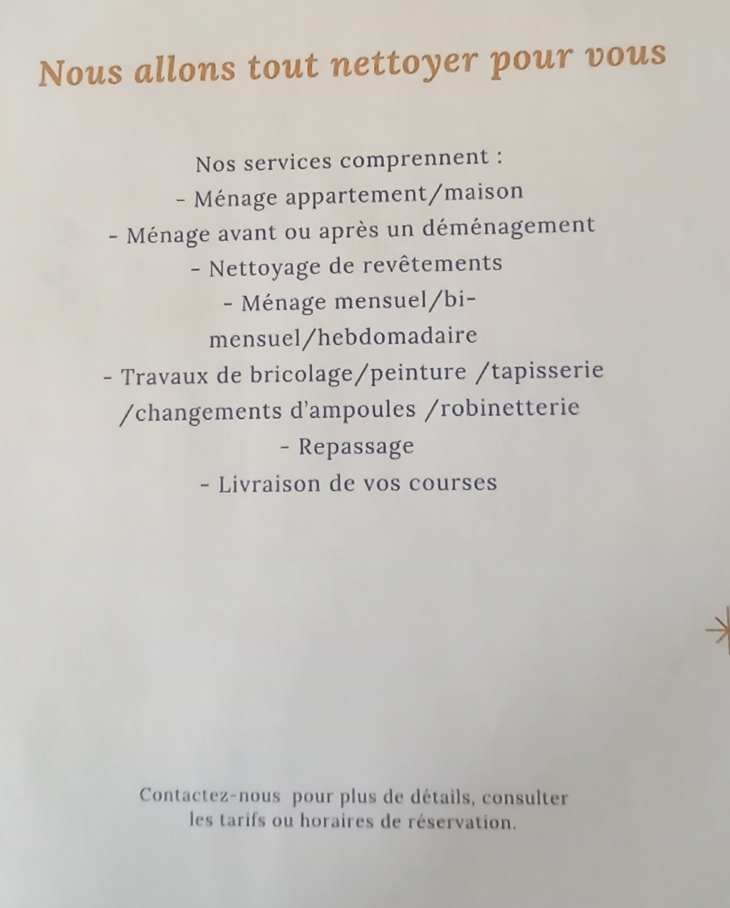 Service menage 50 entre particuliers