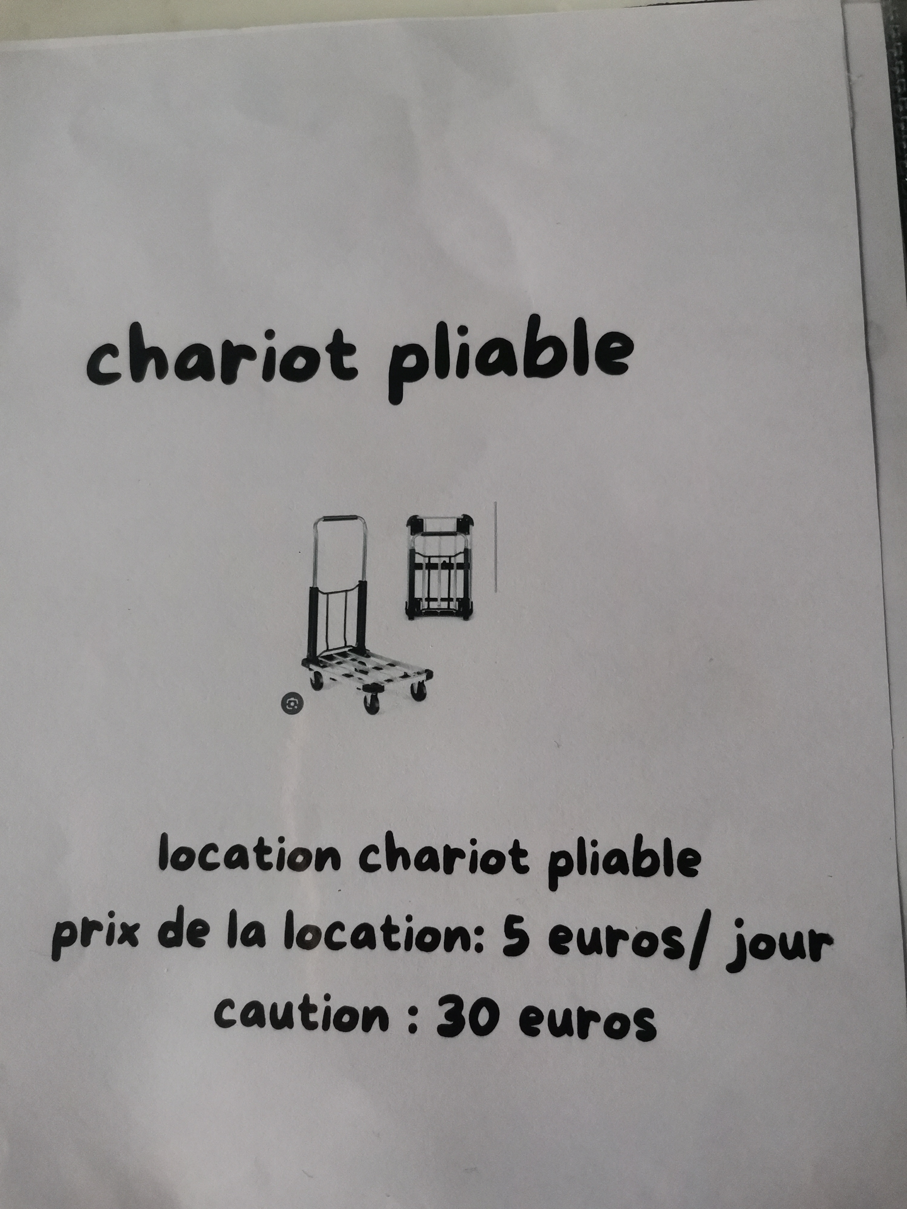 Service avec chariot 59 entre particuliers