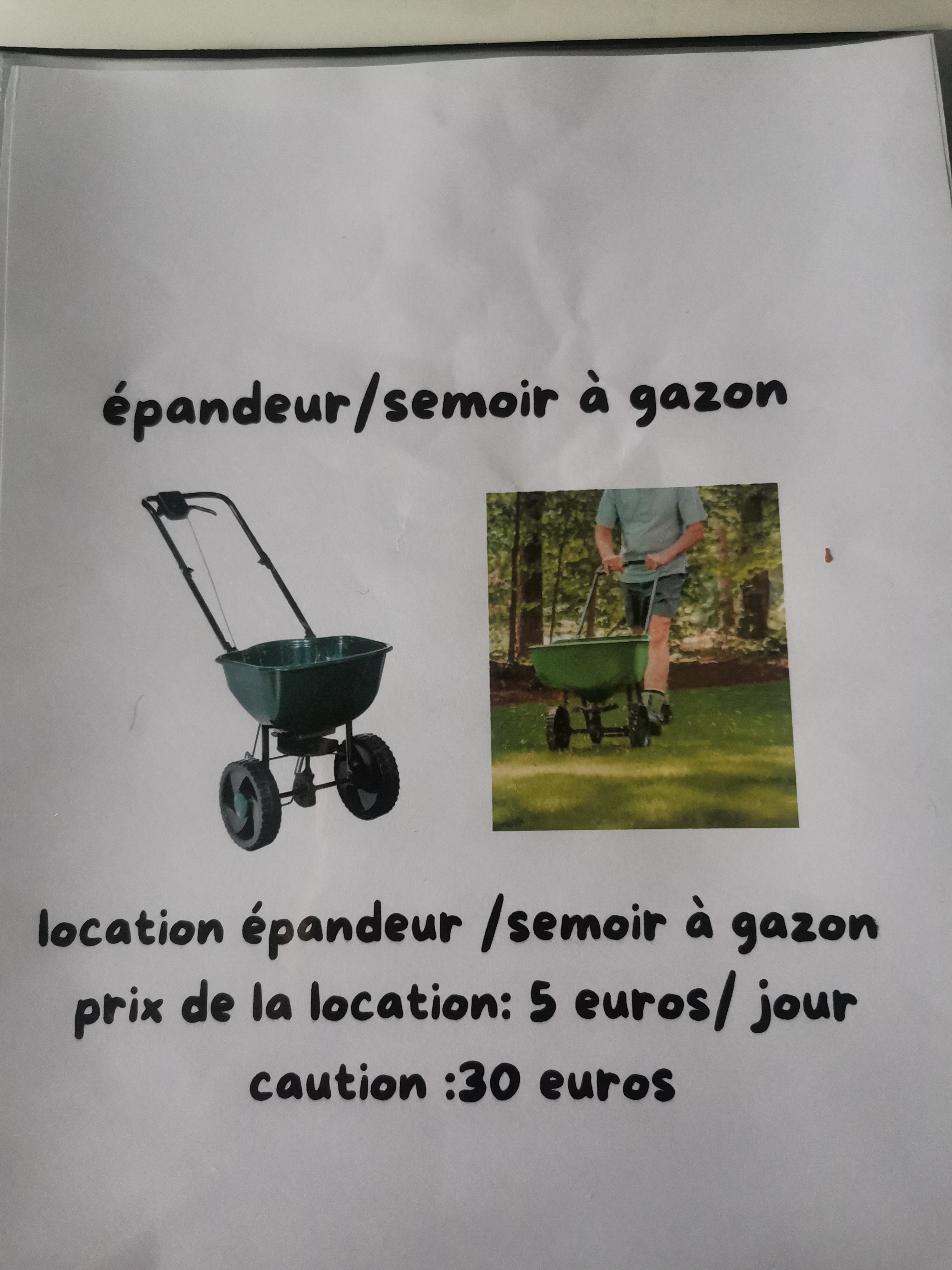 Location semoir 59 entre particuliers