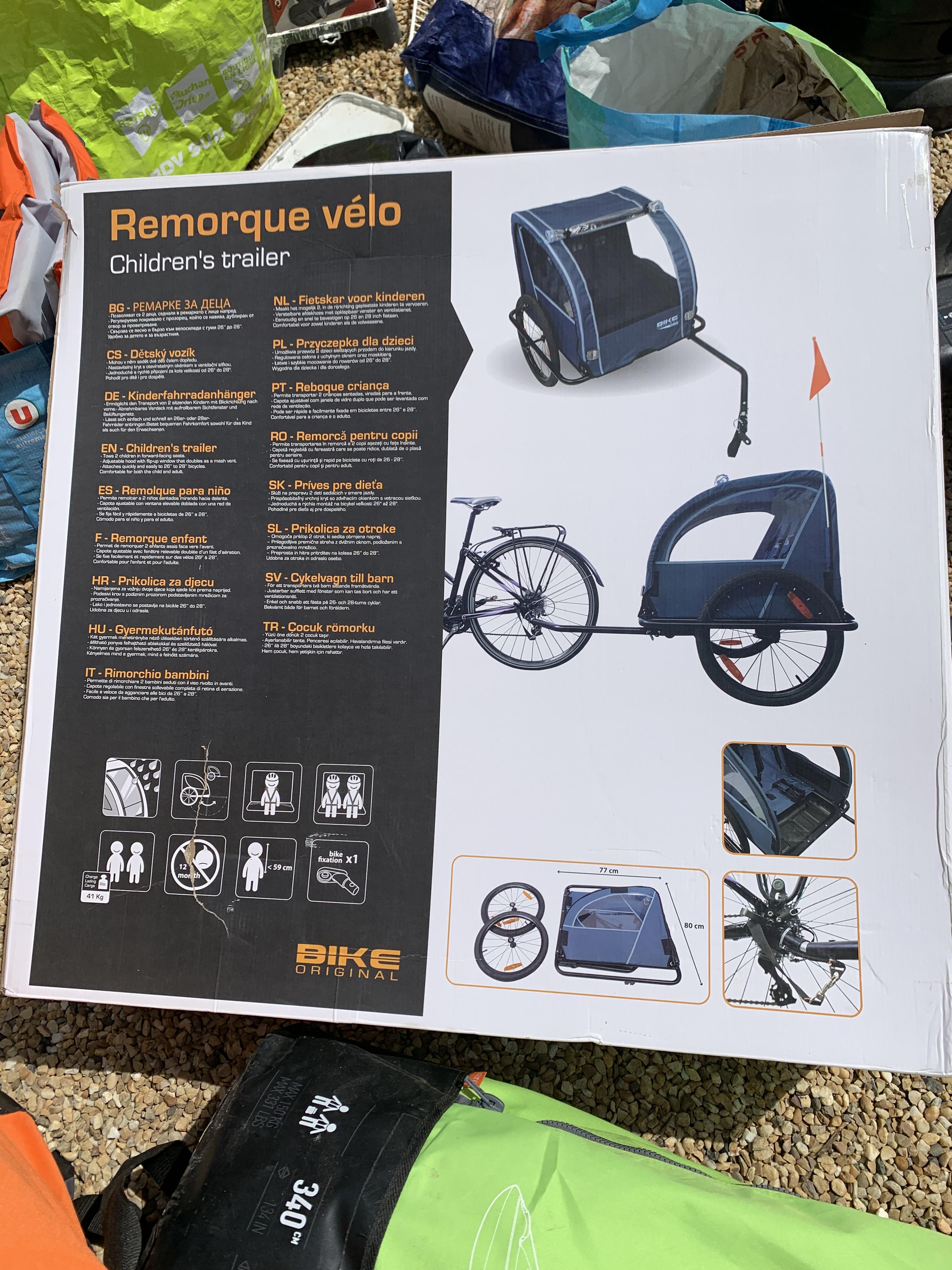 Location remorque velo 83 entre particuliers