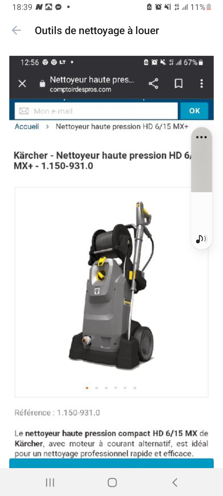 Location nettoyeur haute pression 06 entre particuliers