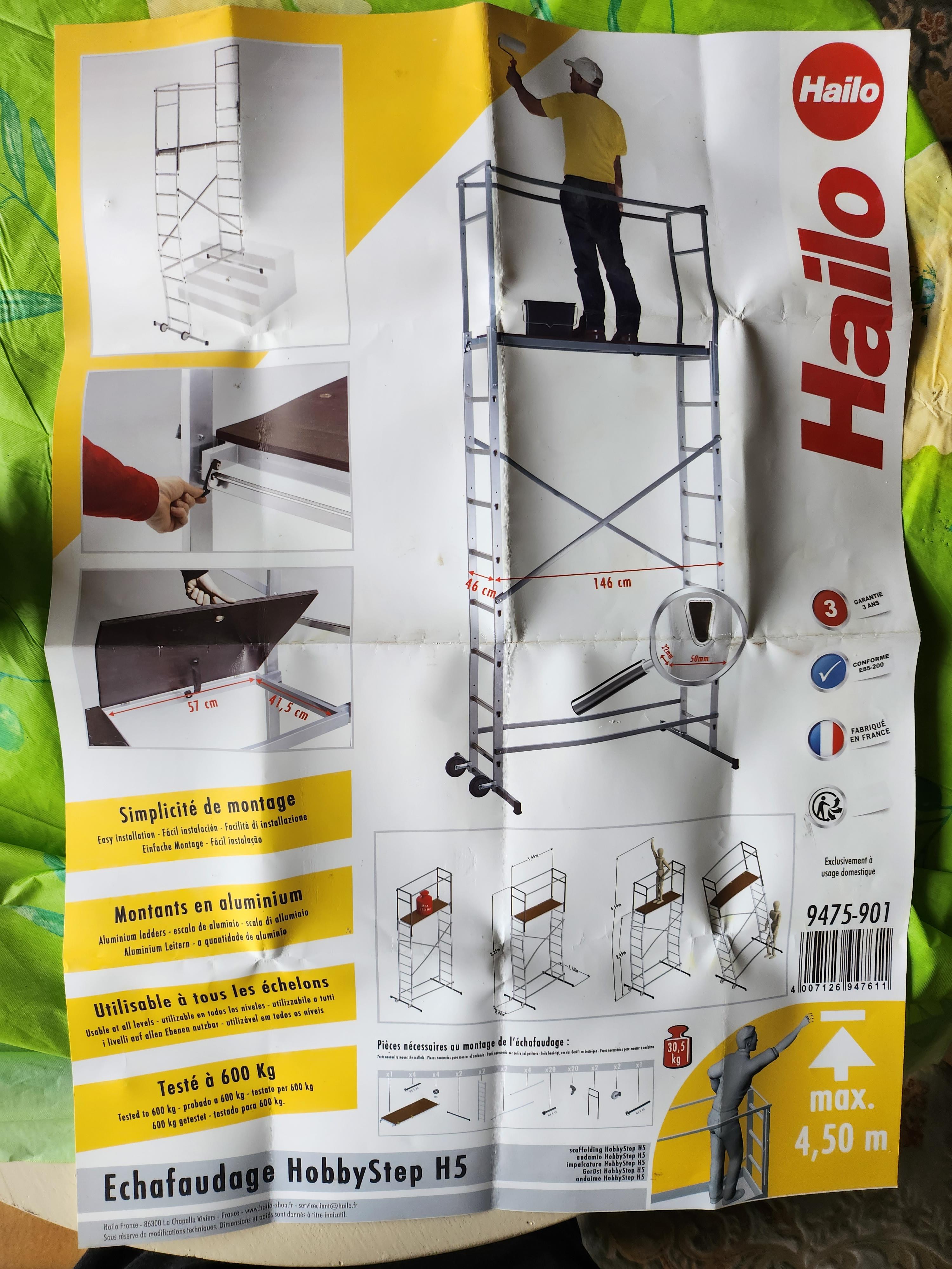 Location echafaudage 17 entre particuliers