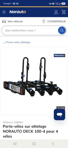 Location porte velo