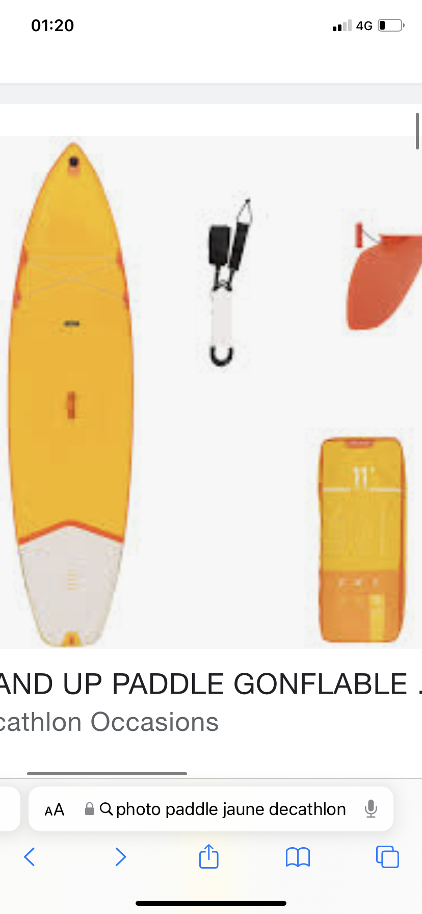 Location paddle 40 entre particuliers