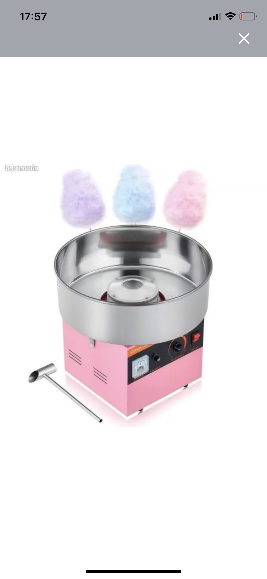 Location machine barbe a papa 75 entre particuliers