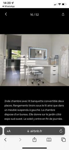Louer la chambre