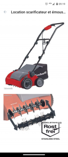 Location : scarificateur Location : scarificateur