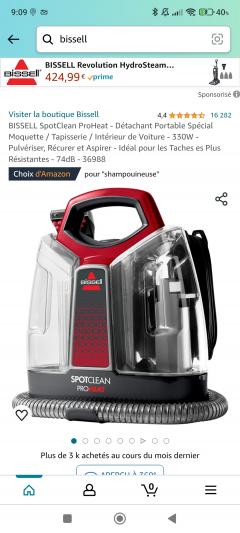 Louer la shampouineuse